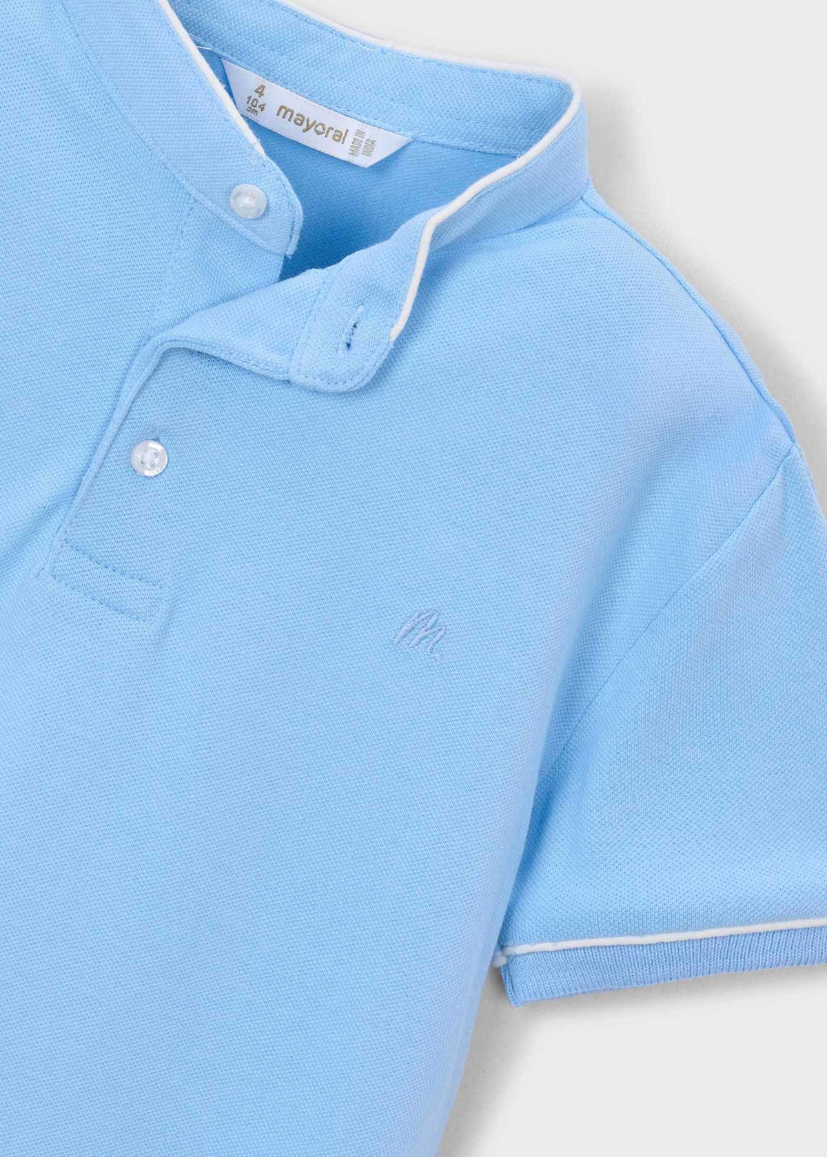 Polohemd mit Stehkragen für Jungen