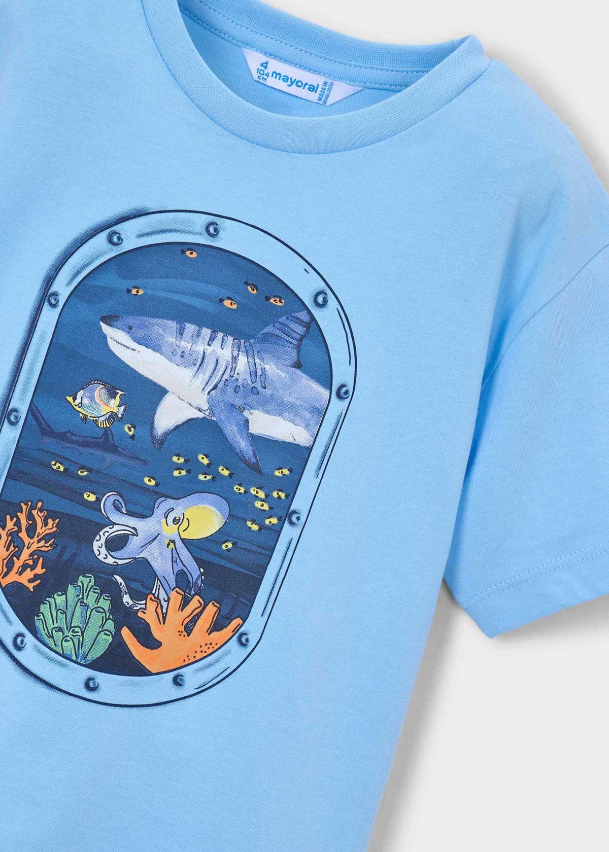 Kinder-T-Shirt mit Unterwasserfenster