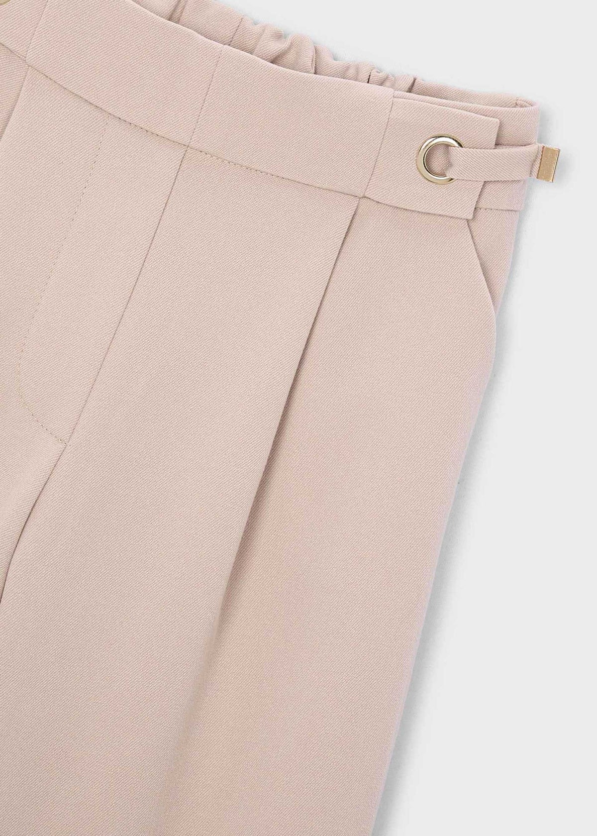 Mädchen-Stoffhose mit Clip-Verschluss