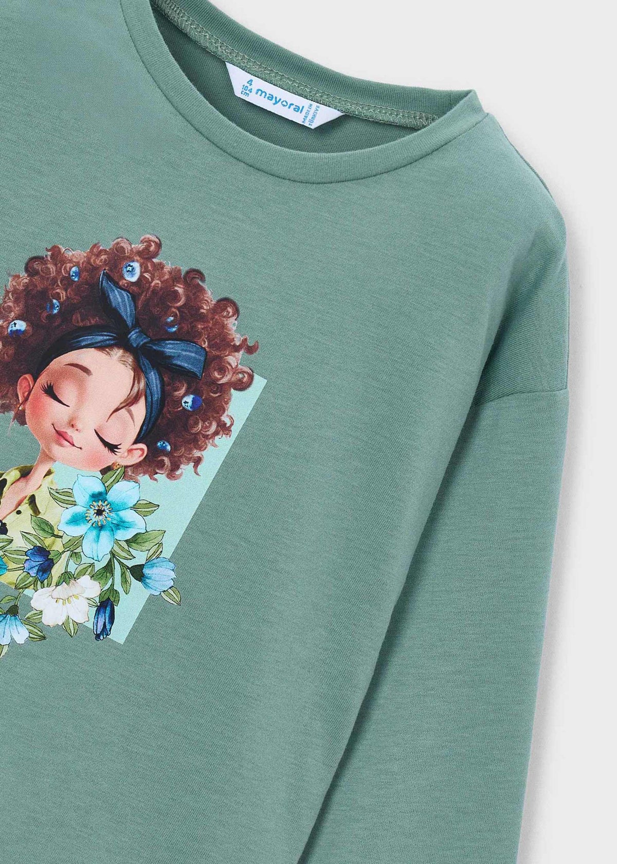 Mädchen-Langarmshirt