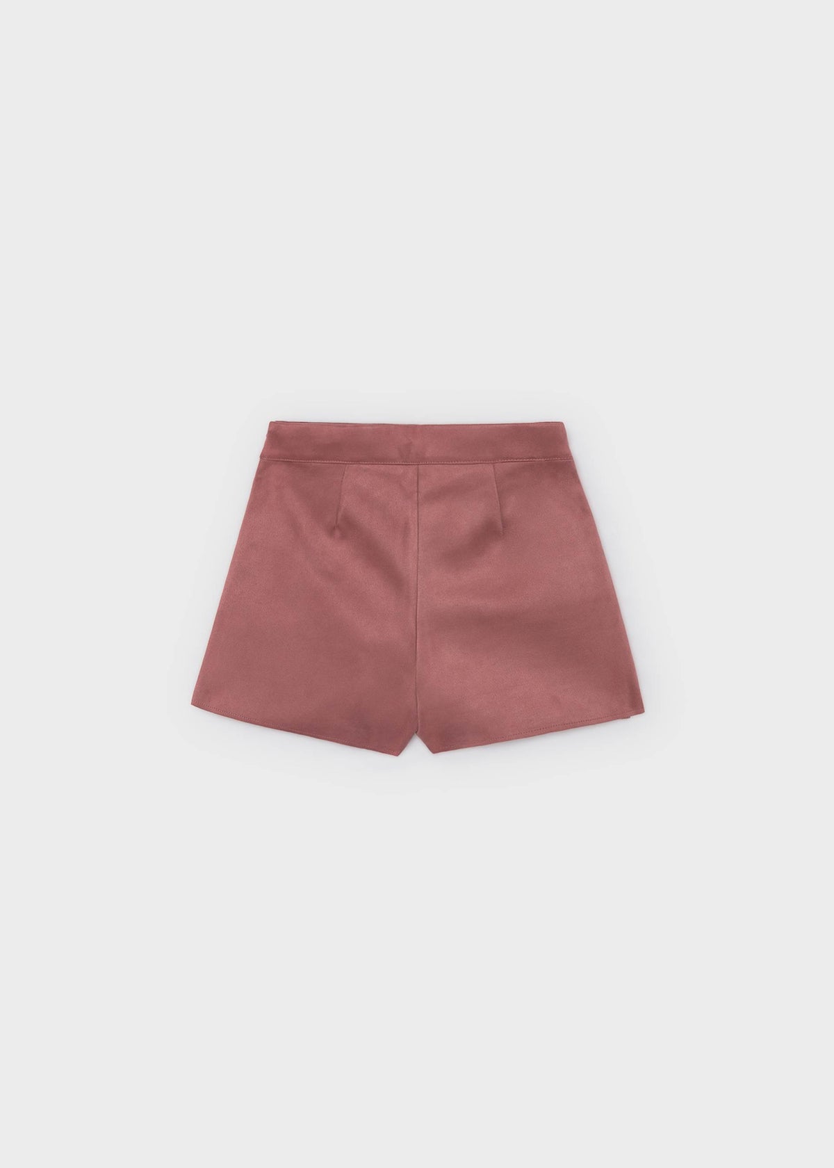 Bermuda-Shorts in Veloursleder-Optik für Mädchen
