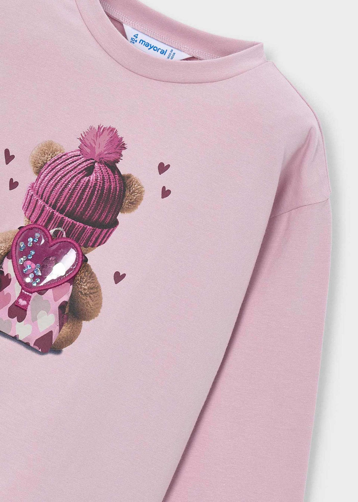 Mädchen-Bären-T-Shirt