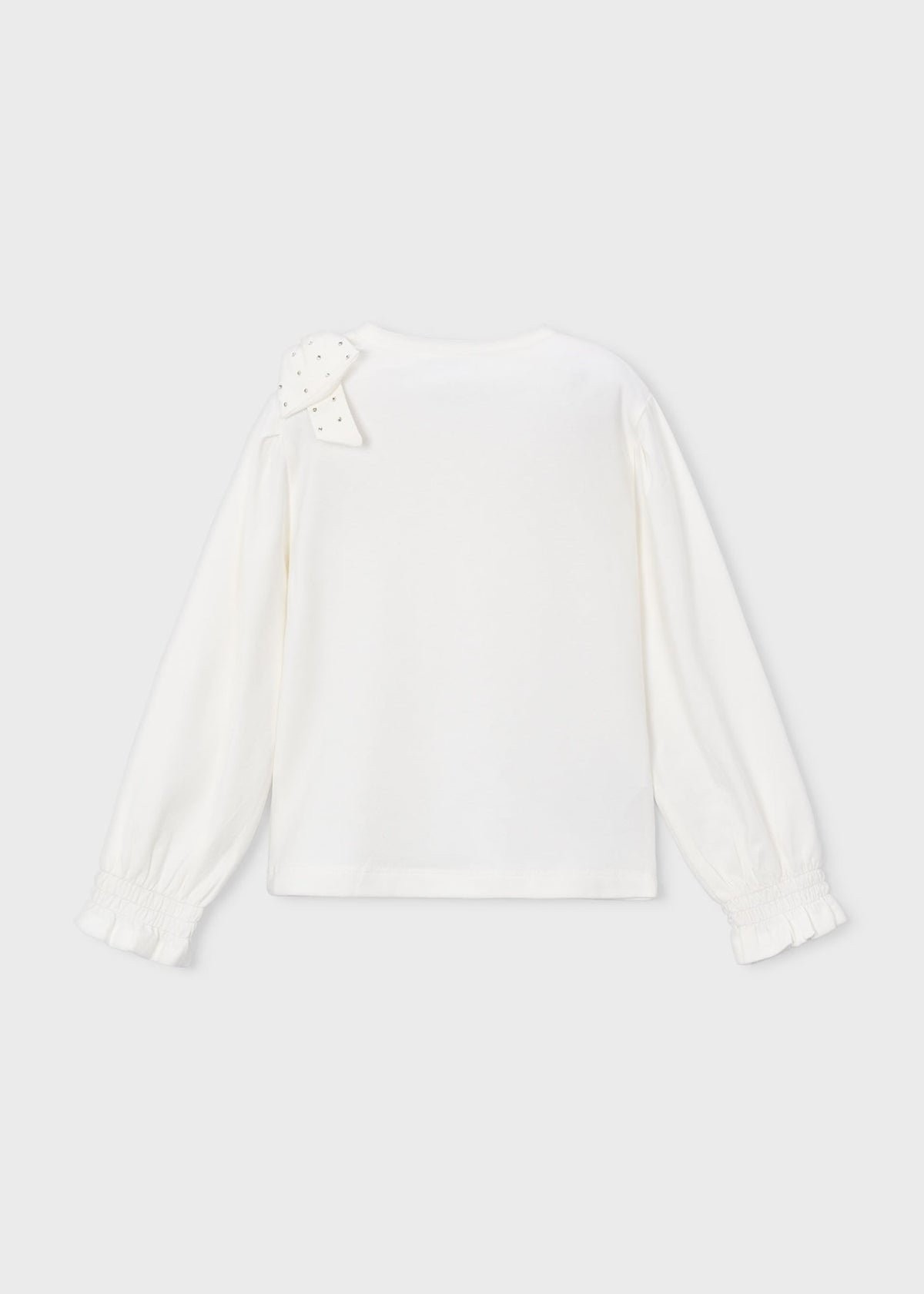 T-Shirt mit Schleife für Mädchen