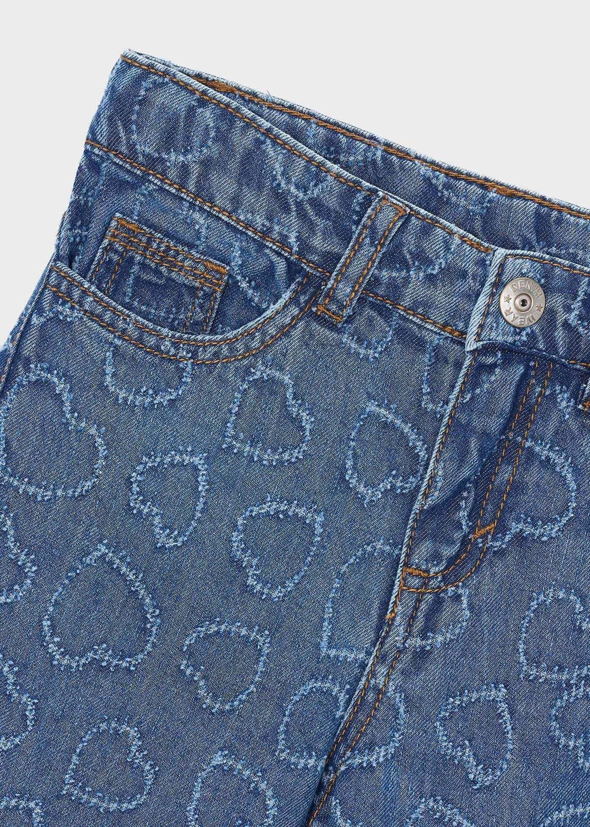 Fließende Jeans für Mädchen