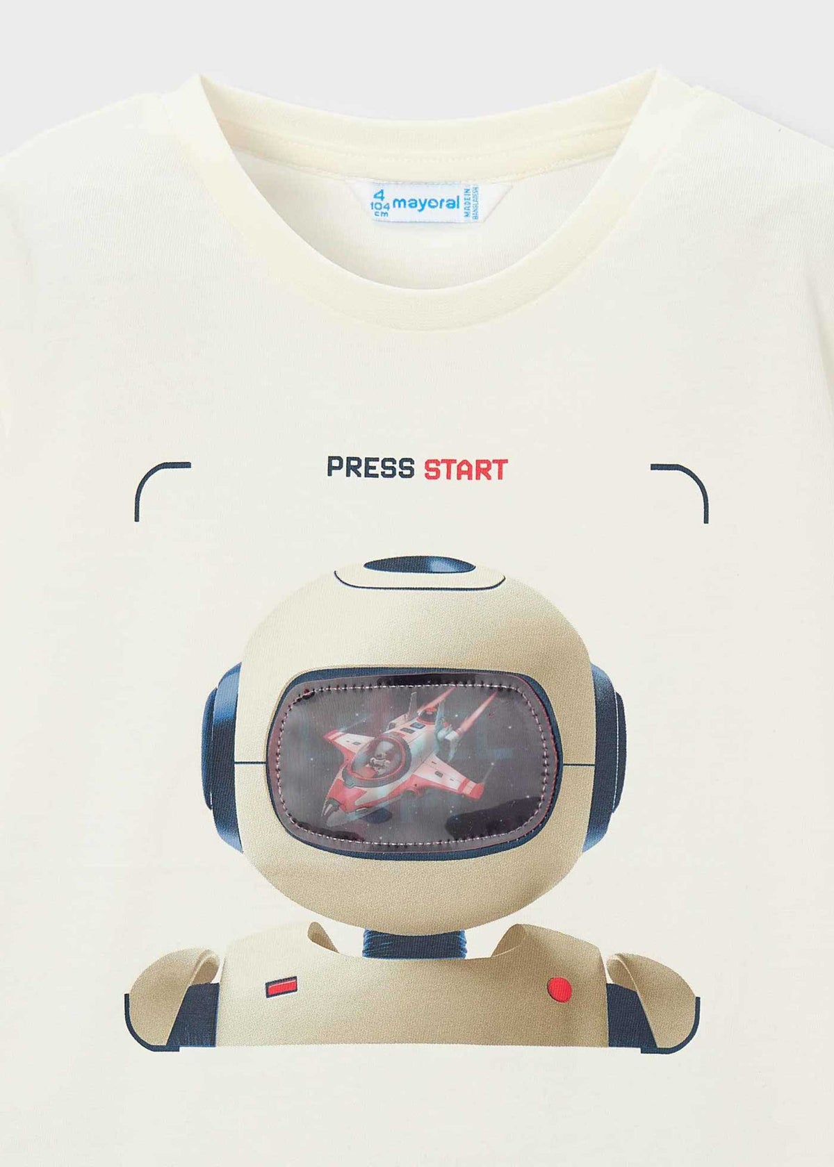 Interaktives Roboter-T-Shirt für Jungen