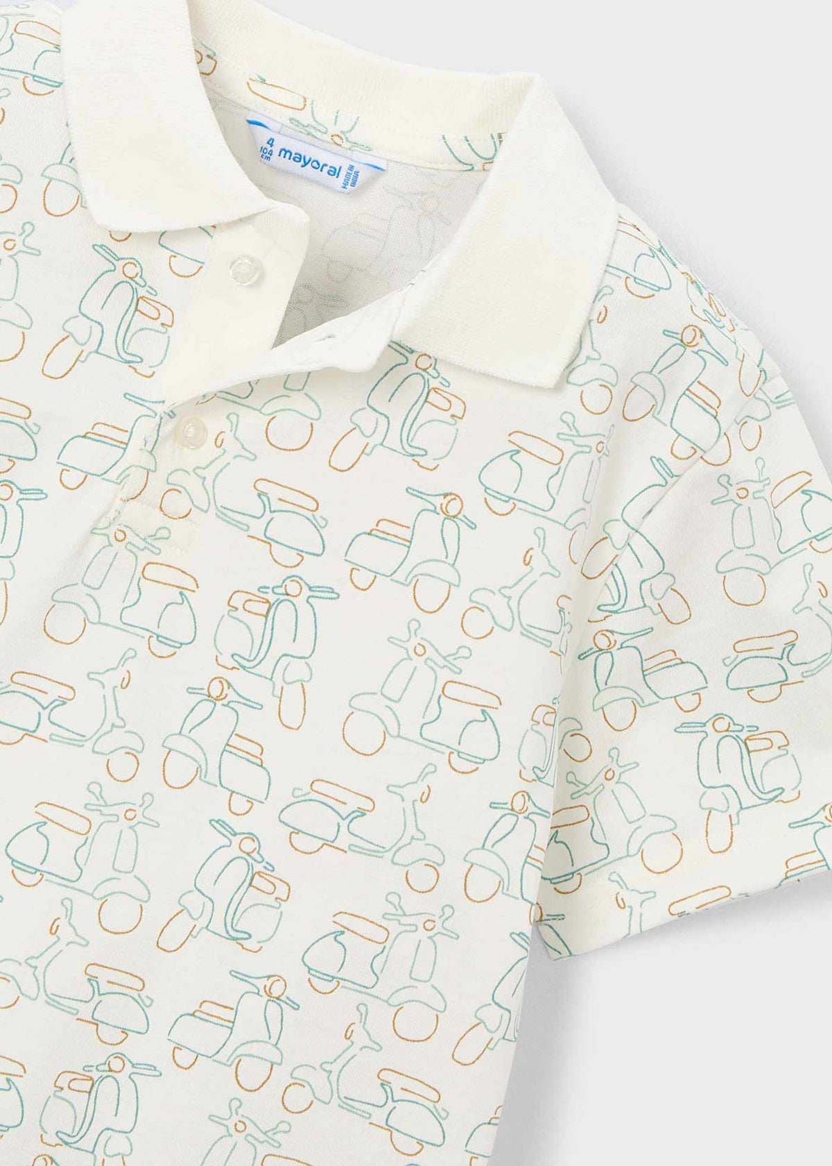 Bedrucktes Poloshirt für Jungen