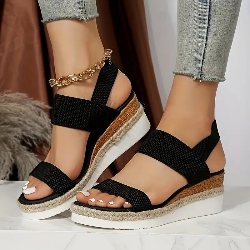 🔥LETZTER TAG 60% RABATT🔥-Keilsandalen für Damen