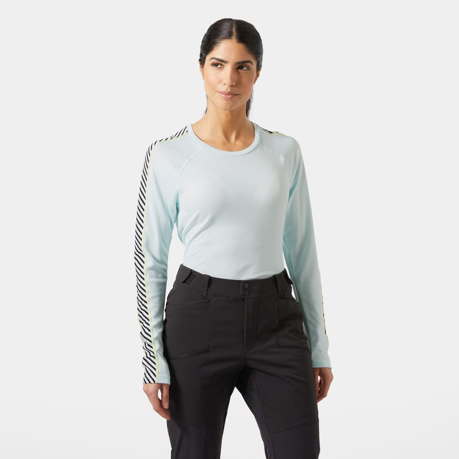 Women's LIFA ACTIVE Stripe Crew Base Layer