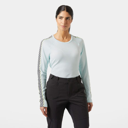 Women's LIFA ACTIVE Stripe Crew Base Layer