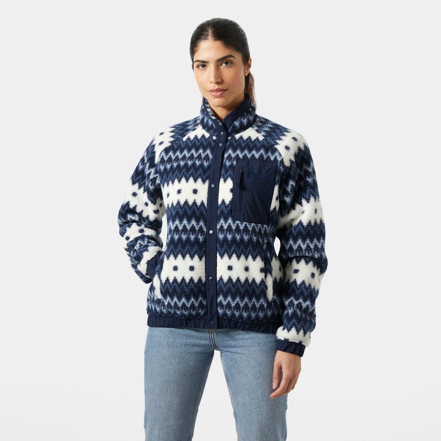 Women's Imperial Printed Pile Snap