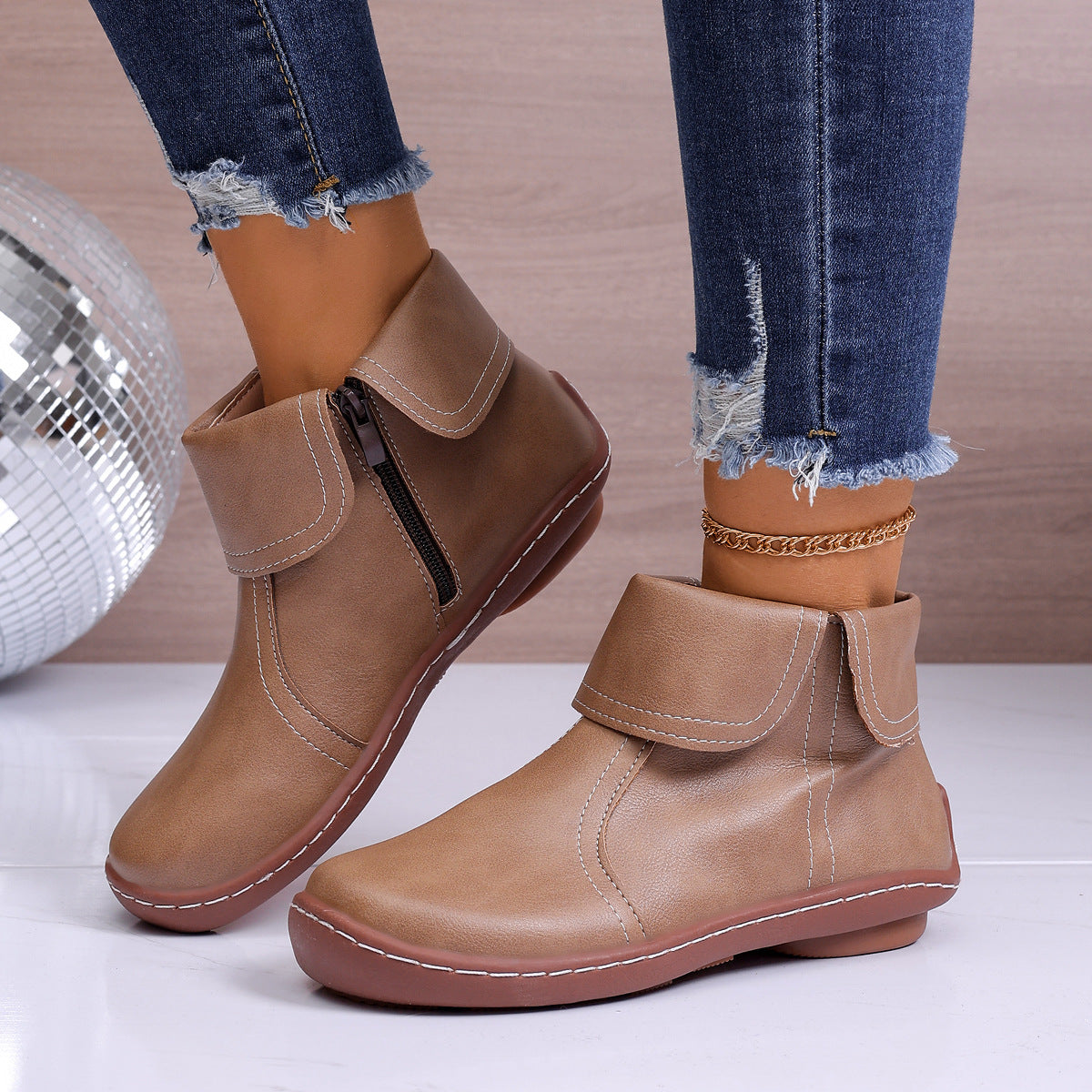 ⏰Last Day! 45% OFF🔥Women's Orthopedic Genuine Leather Walking Boots