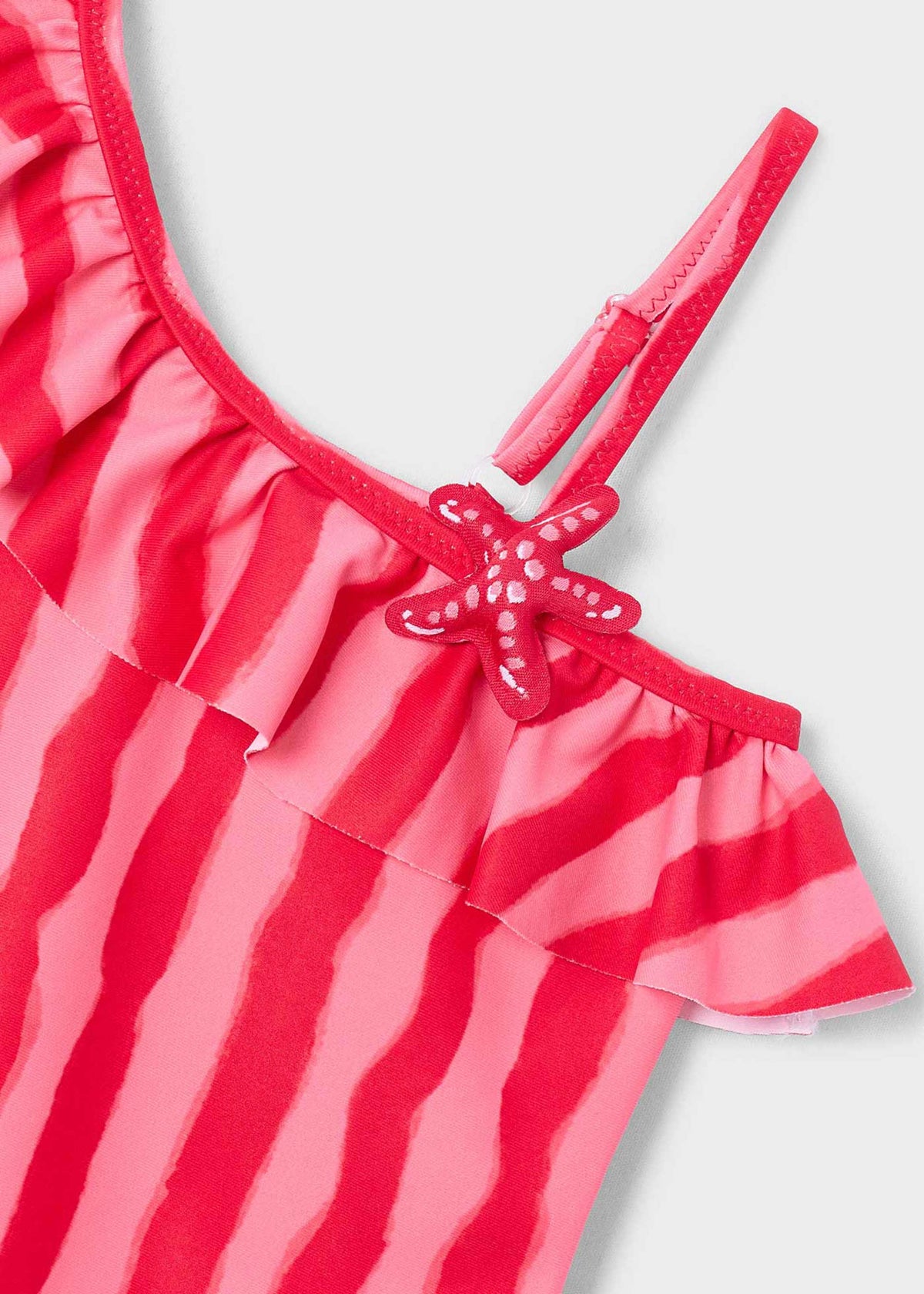 Asymmetrical swimsuit for girls