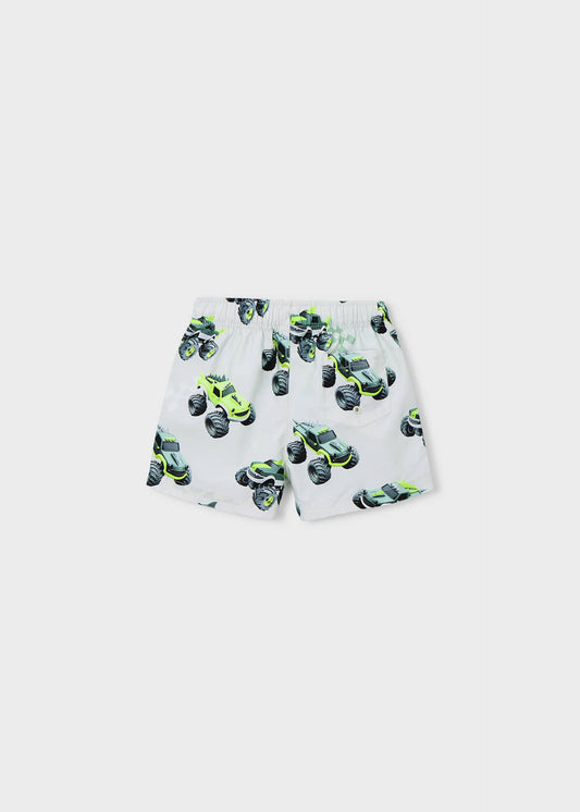 Bermuda print swim shorts boy