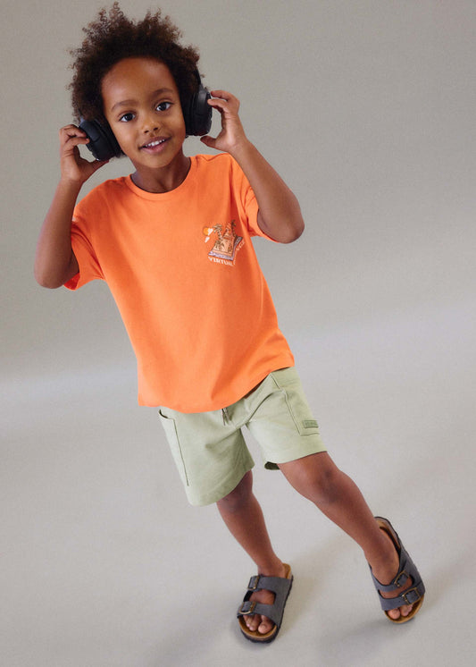 Jungen-Bermudashorts mit Taschen