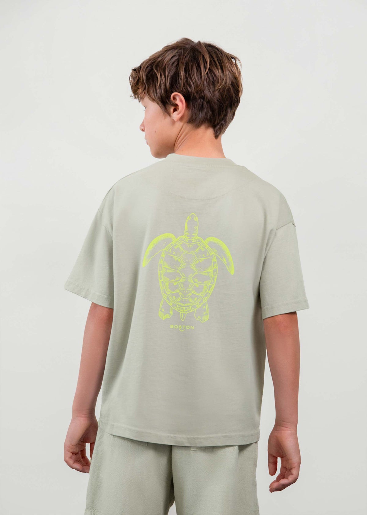Boston Kids Rollkragen-T-Shirt von