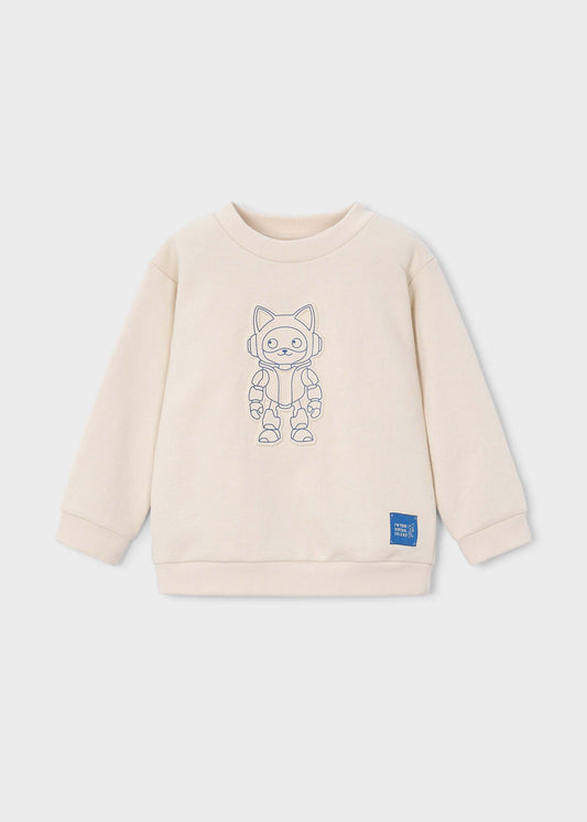 Jungen-Pullover mit Prägung