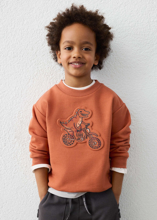 Pullover mit Prägung für Jungen