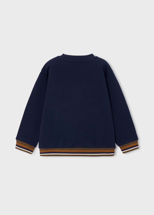 Jungenpullover mit Stickerei