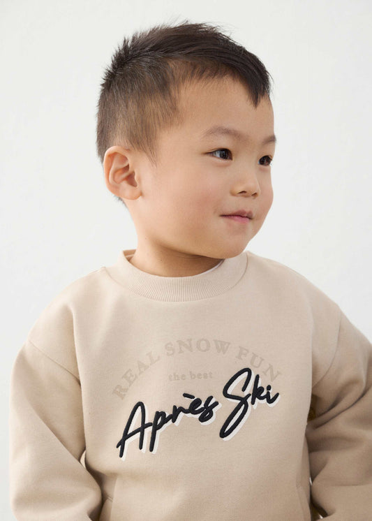Jungen-Pullover mit Stickerei