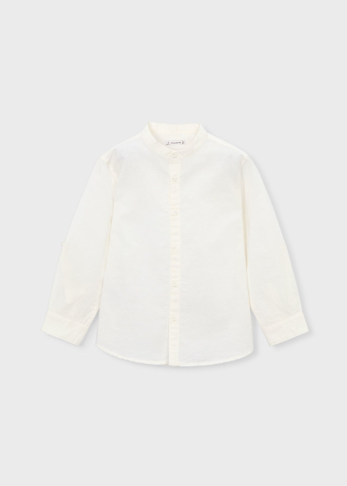 Boy long-sleeved linen shirt