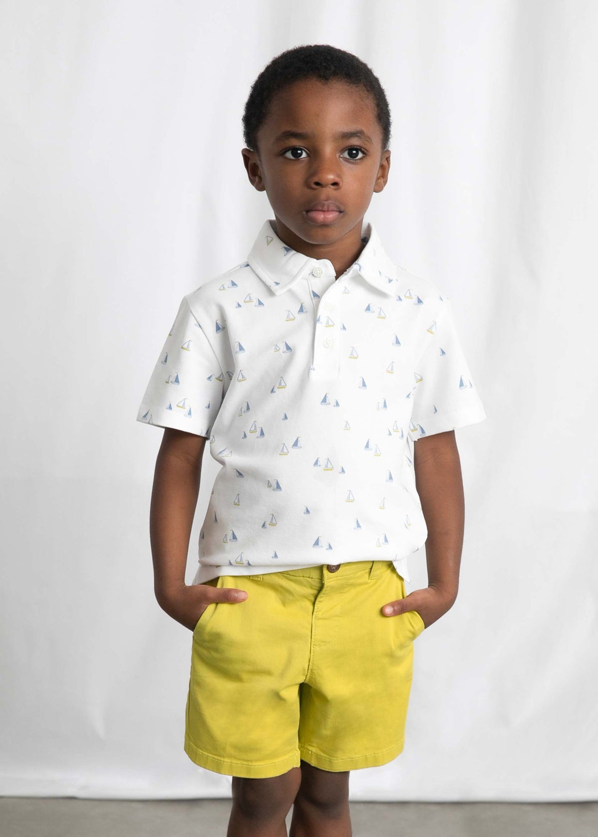 Basic-Bermudashorts aus Twill für Jungen