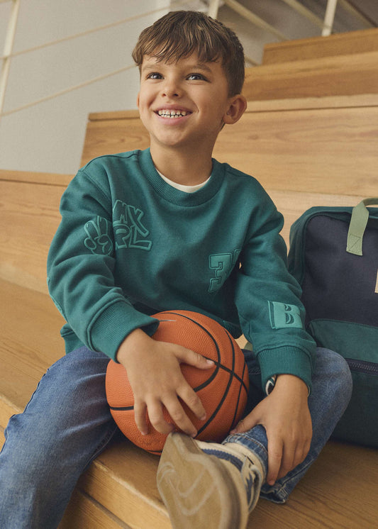 Basketball-Sweatshirt für Jungen