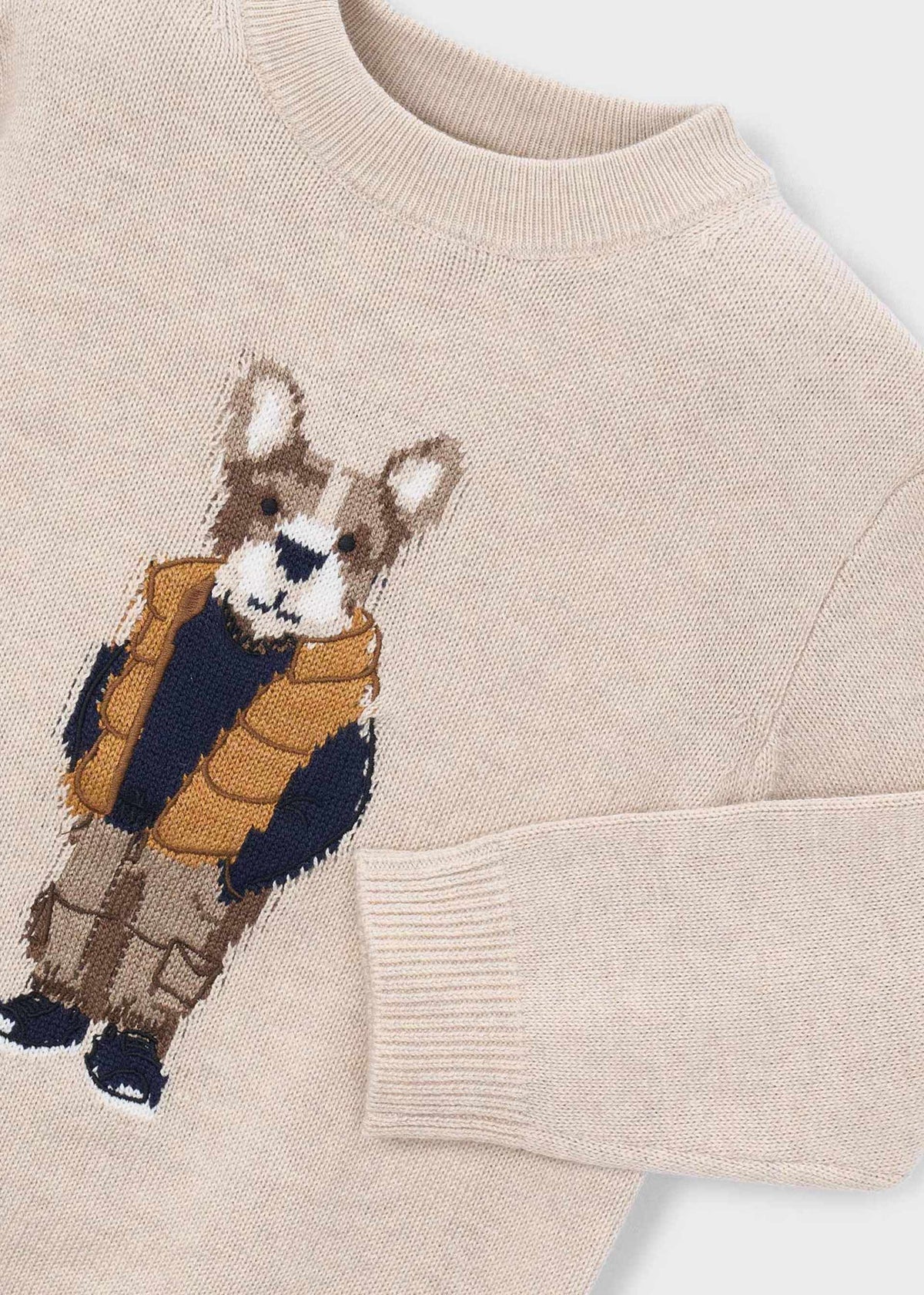 Jungen-Intarsienpullover