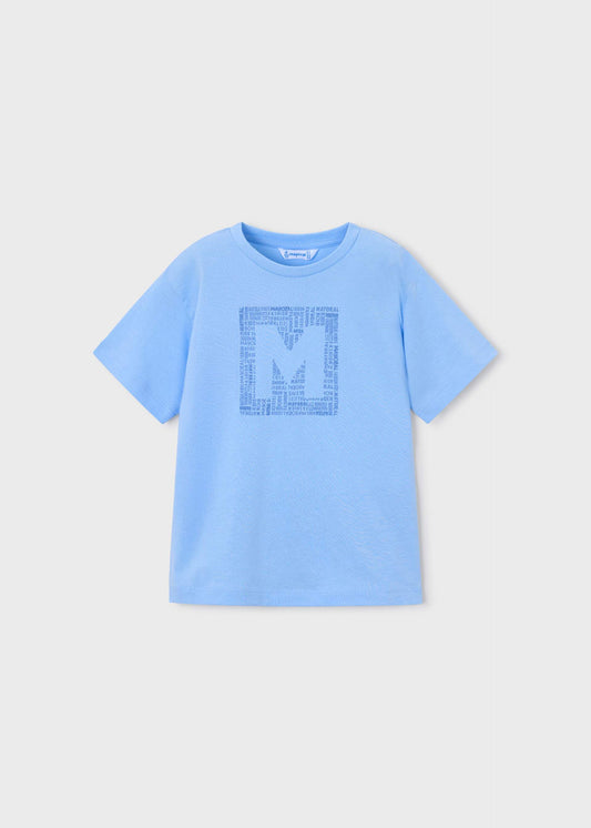 Jungen-T-Shirt mit Buchstabenaufdruck