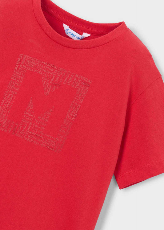 Jungen-T-Shirt mit Buchstaben-Print