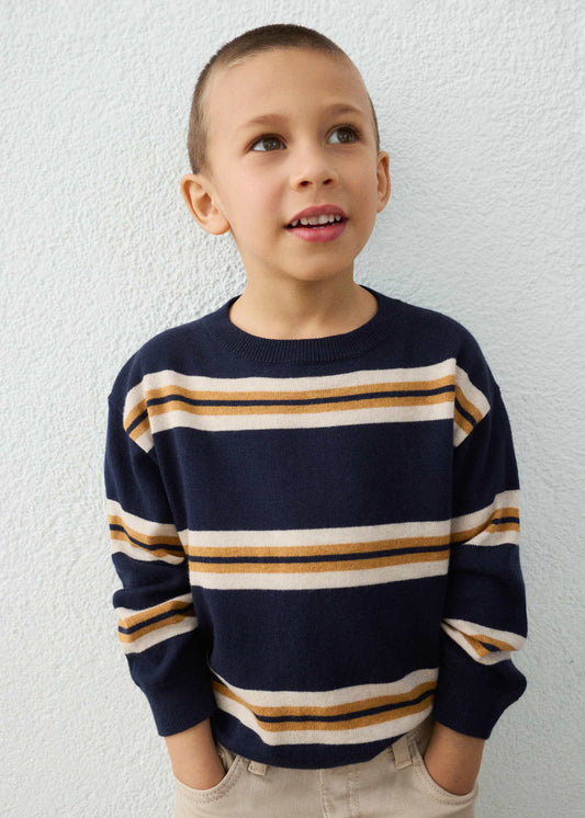 Boys' striped jumper