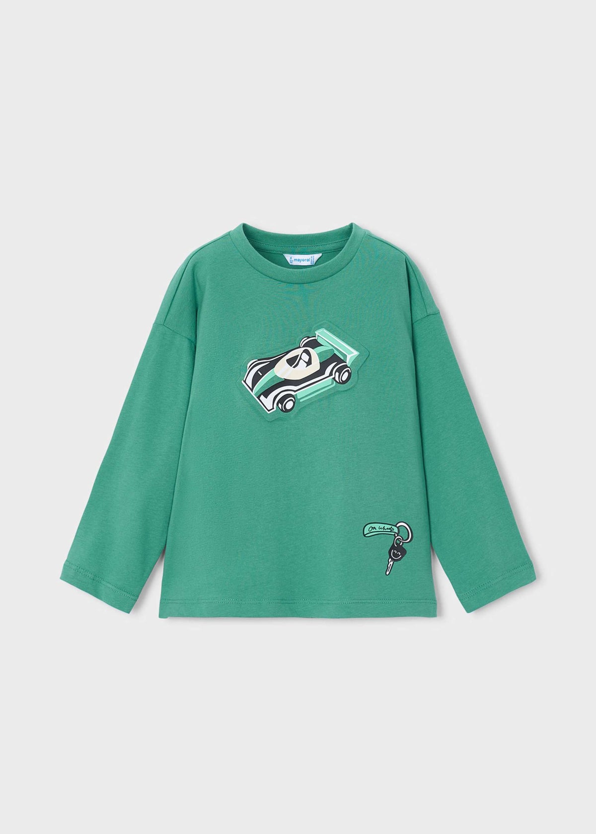 Jungen-T-Shirt mit Fahrzeugmotiv