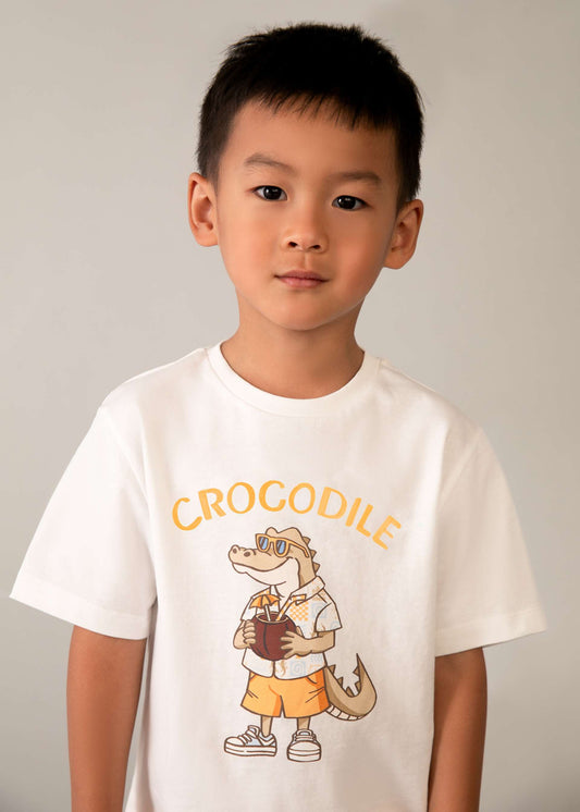 Krokodil-T-Shirt für Jungen