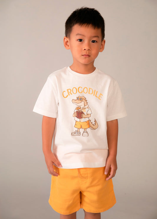 Krokodil-T-Shirt für Jungen