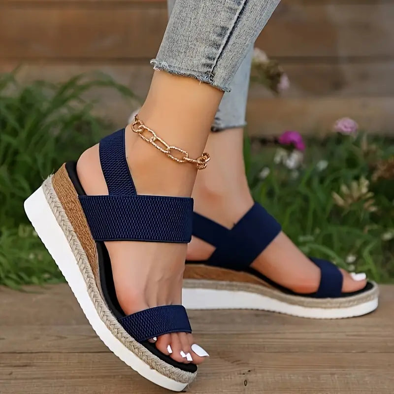 🔥LETZTER TAG 60% RABATT🔥-Keilsandalen für Damen