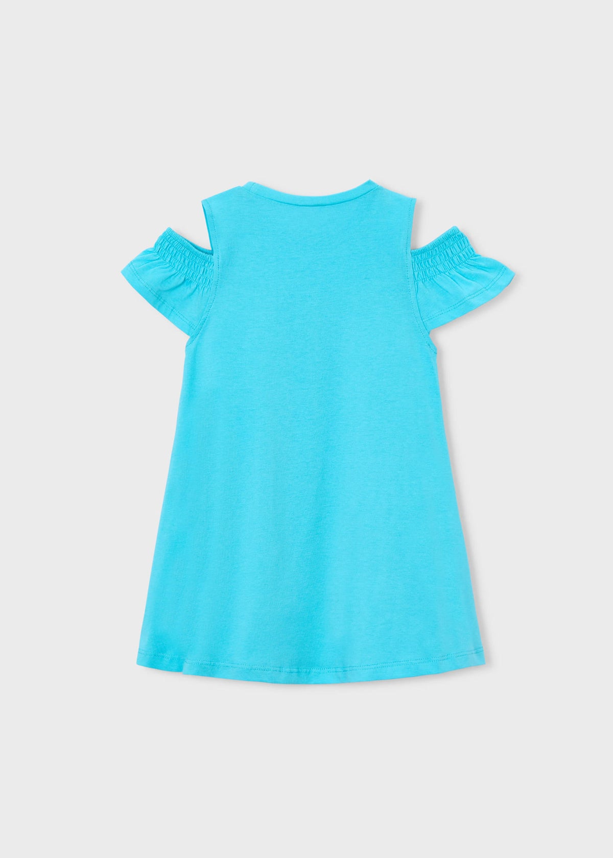 Kleid mit Schlitzen und Handtasche für Mädchen