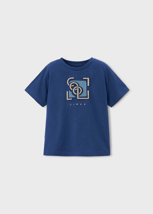 Jungen-T-Shirt mit Prägung