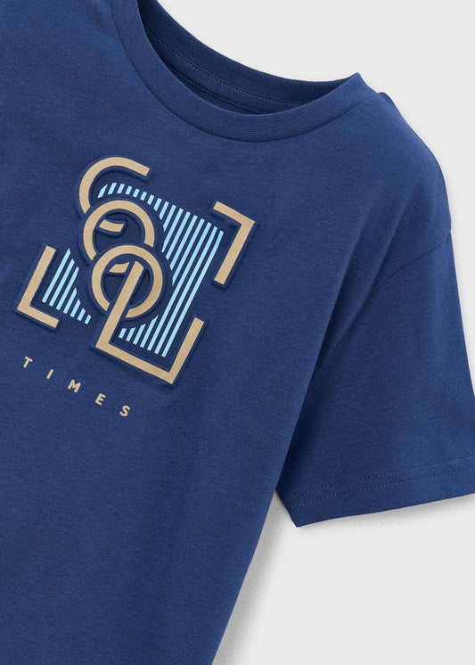 Jungen-T-Shirt mit Prägung