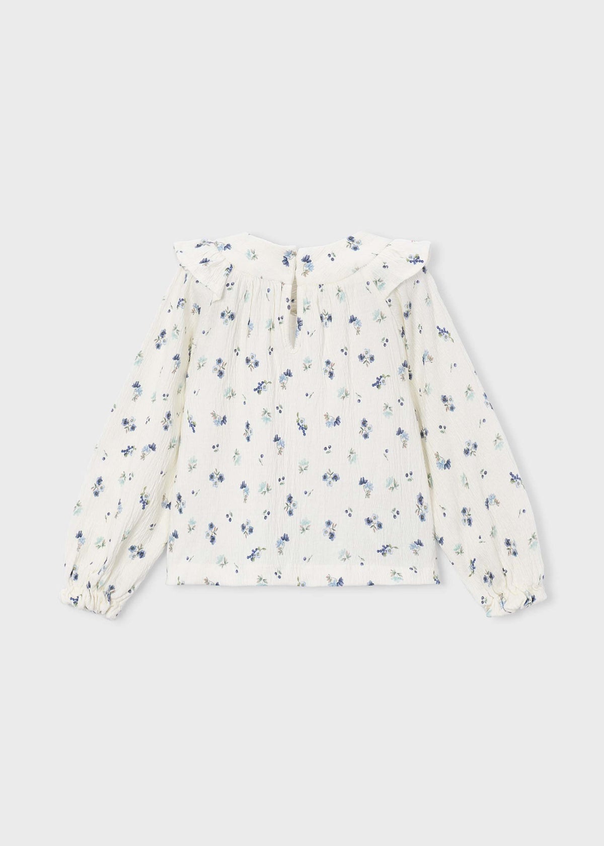 Mädchenbluse mit Bambula-Print