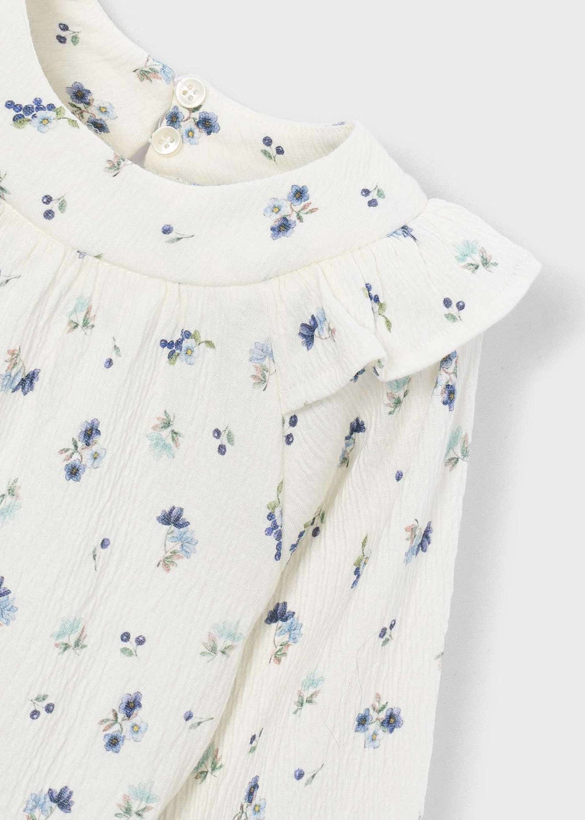 Mädchenbluse mit Bambula-Print