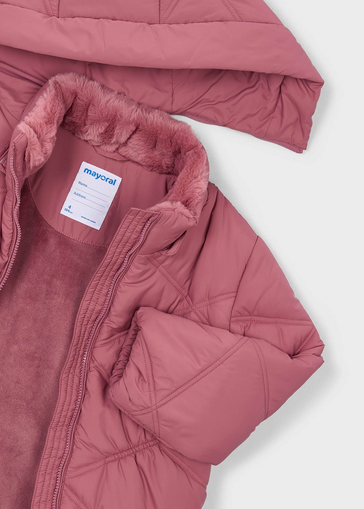 Girl basic school coat