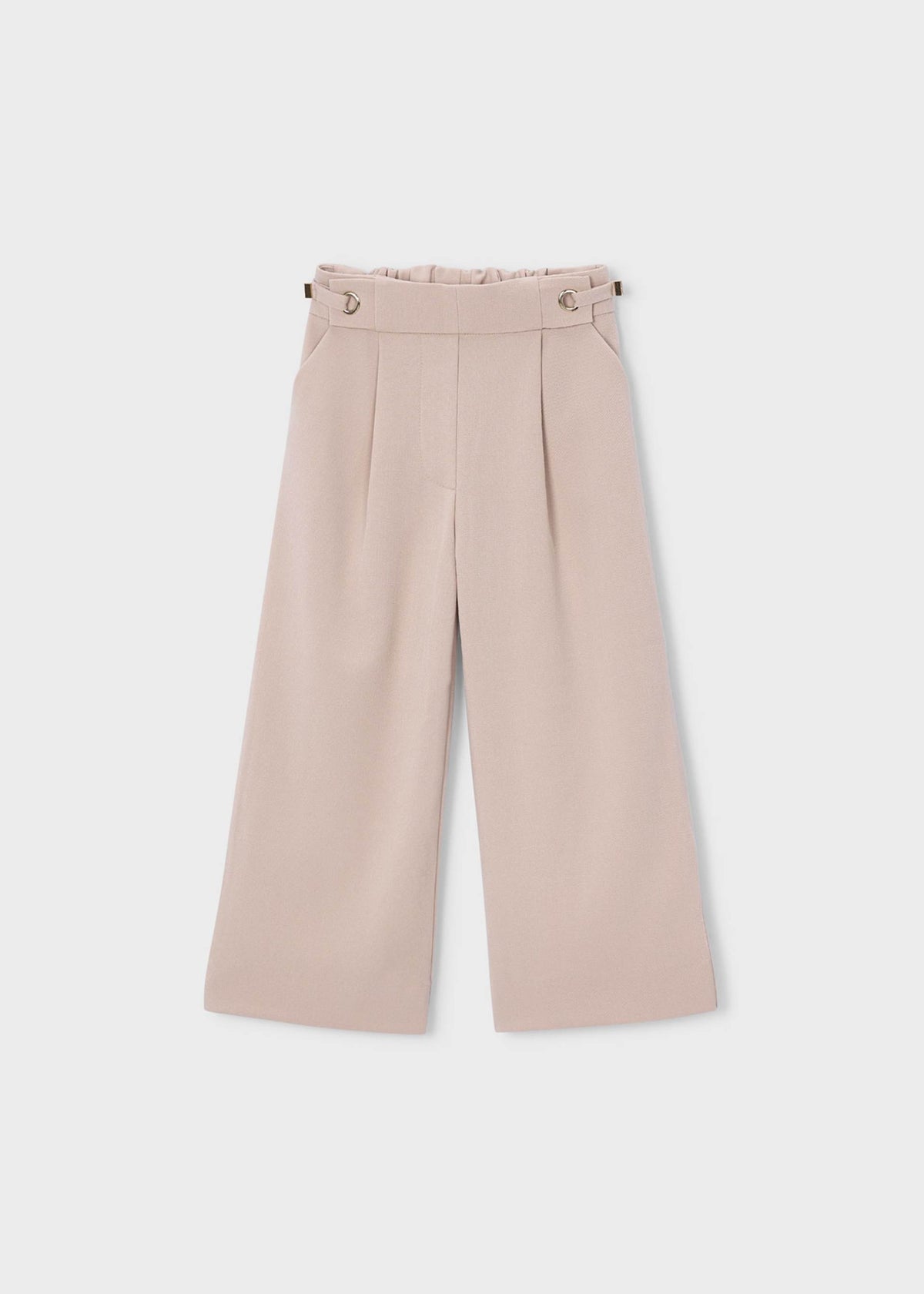 Mädchen-Stoffhose mit Clip-Verschluss