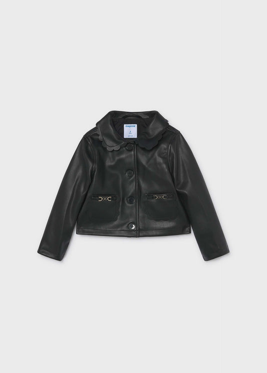Kunstlederjacke für Mädchen