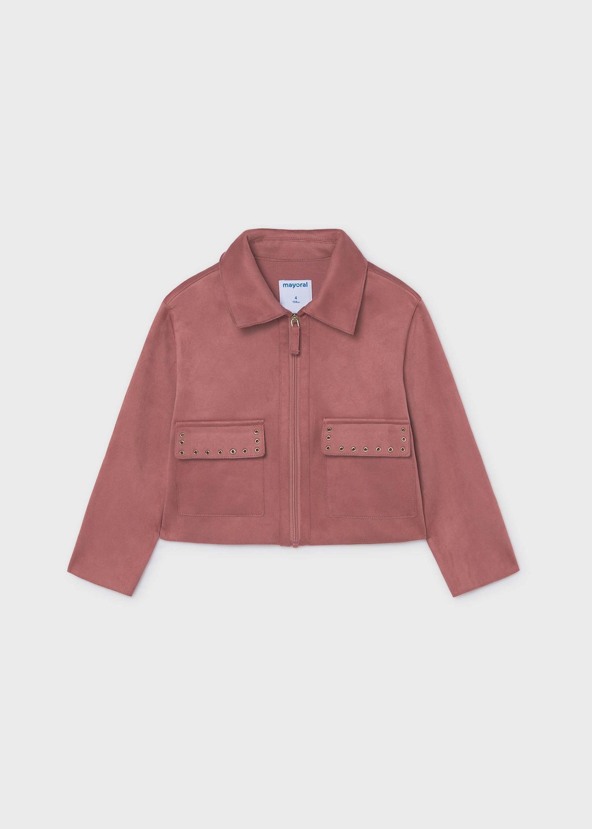Girl suede effect jacket