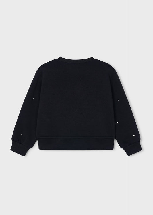 Applikations-Sweatshirt für Mädchen