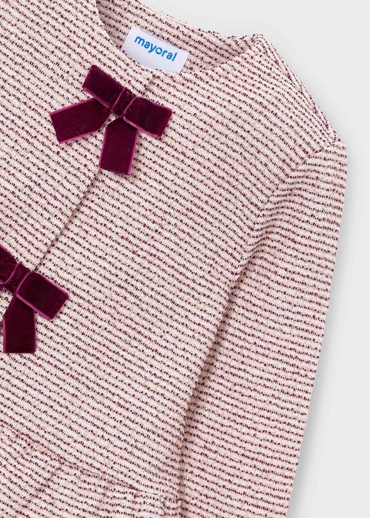 Mädchenjacke mit Schleife