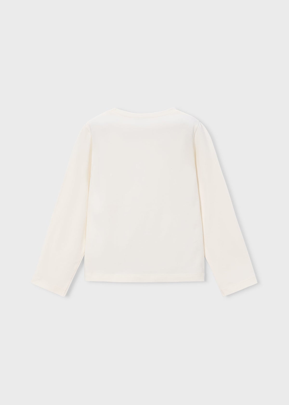 Girls' bow-tie T-shirt