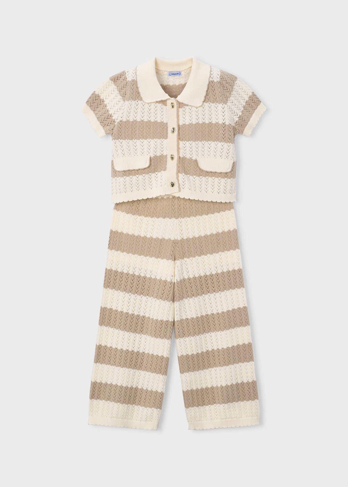 Girl's cardigan and pants set