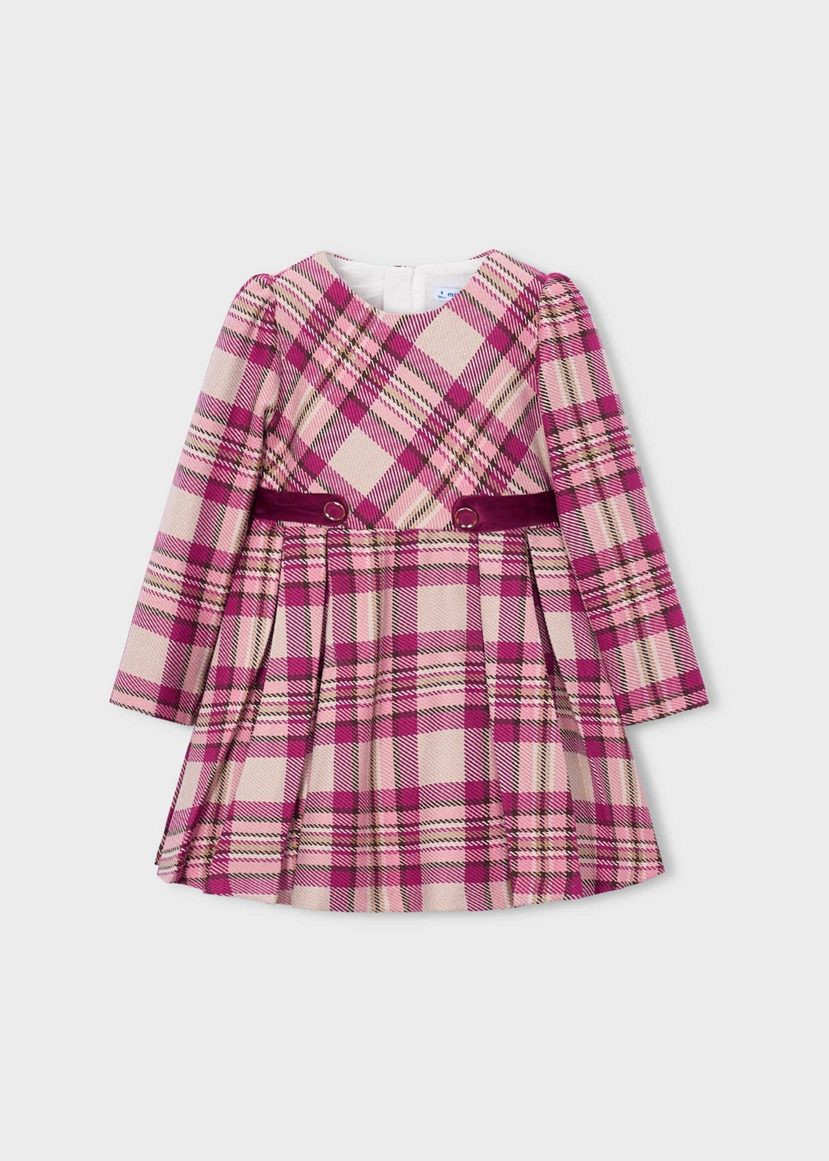 Mädchenkleid mit Karomuster