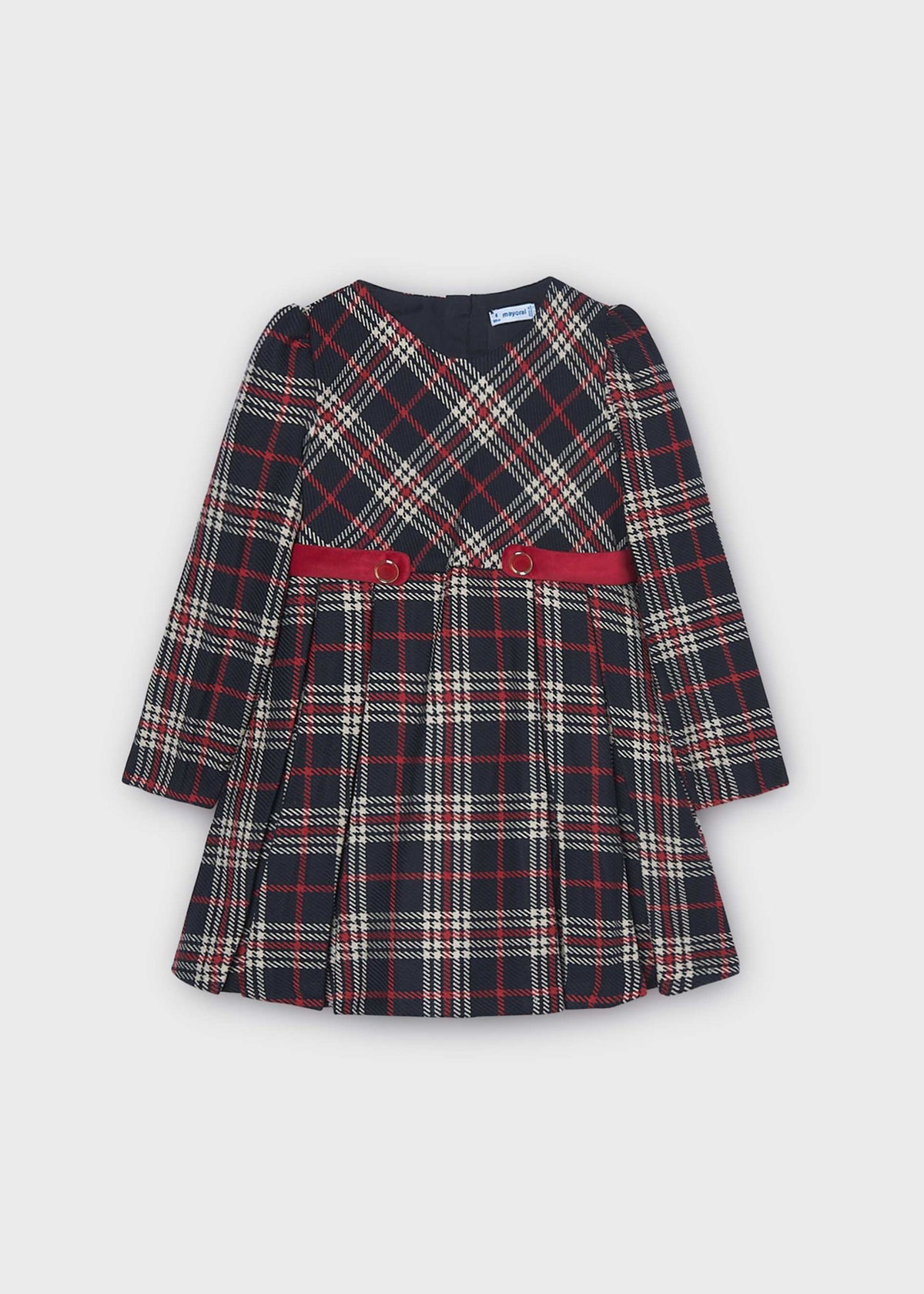 Mädchenkleid mit Karomuster
