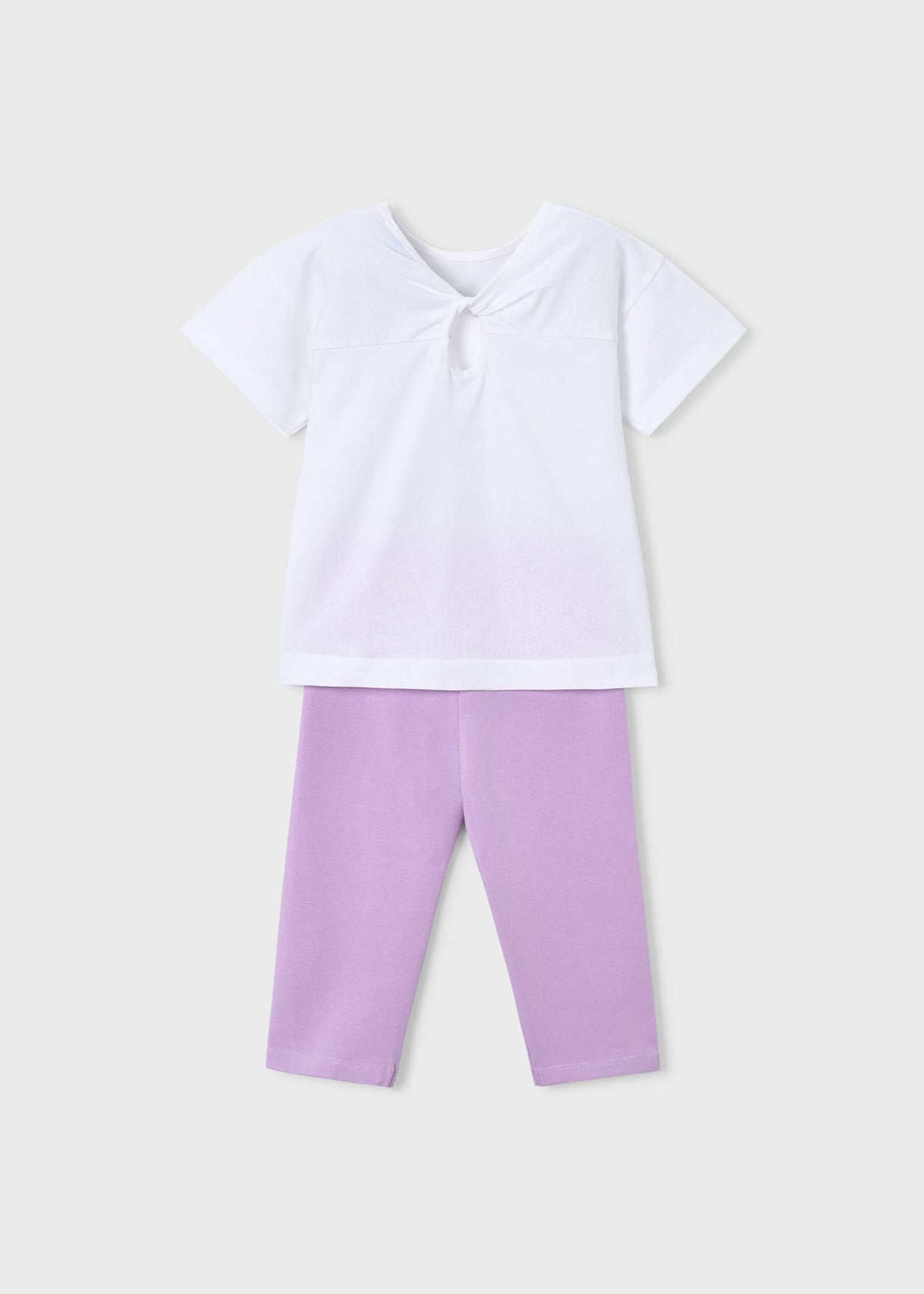 Mädchen-Set aus Leggings in Knöchellänge und T-Shirt